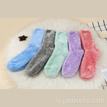 Красочные Chenille Women Nops Lady Socks